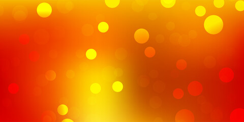 Light orange vector texture with disks.