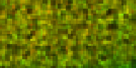 Light Green, Yellow vector background with rectangles.