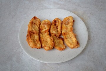 indonesian snack fried banana