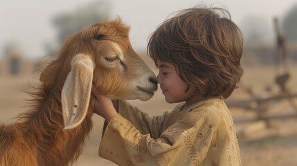 Eid al adha  capturing qurbani sacrifice and sharing meat with less fortunate in detail