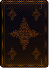 不思議でおしゃれなカード背景イラスト