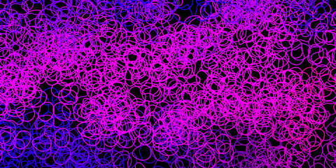 Dark red, yellow vector template with abstract forms.