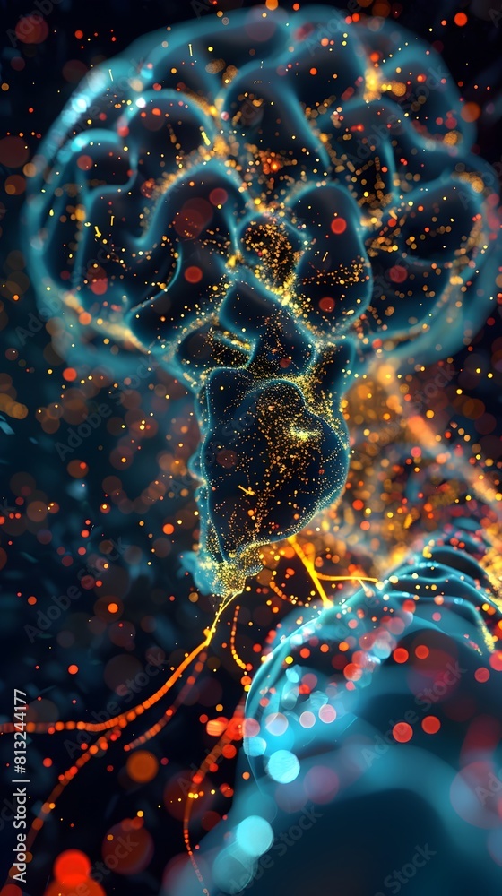Poster visualization of insulin action in the prefrontal cortex regulating executive function and decision