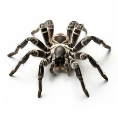 Fototapeta premium Stunning image of Poecilotheria Metallica tarantula, vibrant and detailed. AI Generated
