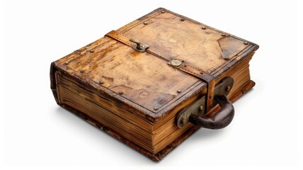 Obraz premium Description A basic book with a secret compartment inside, Ai Generated