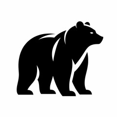 Obraz premium bear logo illustration