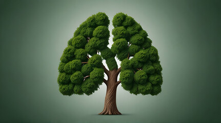 the beautiful tree like a kidney trees are kidney of earth its our environment. Generative .Ai