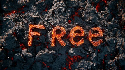 Lava Free concept art poster.