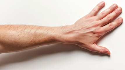 a hand waving hello or goodbye