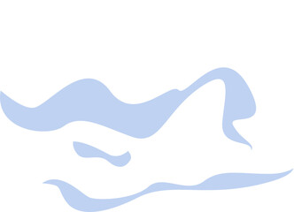 Smooth Cloud Sky Illustration