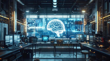 Imagine a futuristic workplace where employees use braincomputer interfaces to manage complex machinery and processes