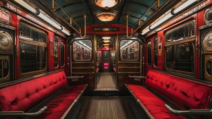 Imagine a restored vintage subway car from the 1920s, operational on a special line for historical tours