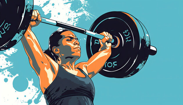 No pain, no gain: An image of a person lifting weights, suggesting that to achieve muscle growth or strength, one must endure the discomfort of exercise