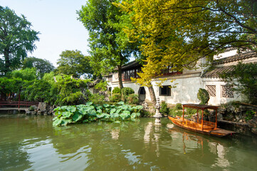 liuyuan Garden, Suzhou City, Jiangsu Province, China, was built in the Ming Dynasty (1593), a famous garden in the south of the Yangtze River. National key cultural relics, World Heritage.