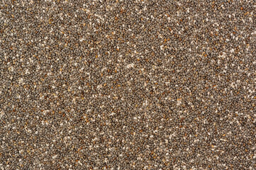 Chia Seeds Close-up as Background