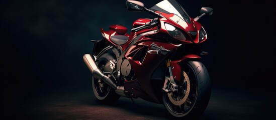 the appearance of a very luxurious racing motorbike