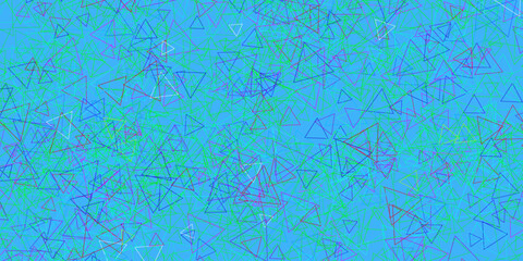 Dark Multicolor vector layout with triangle forms.