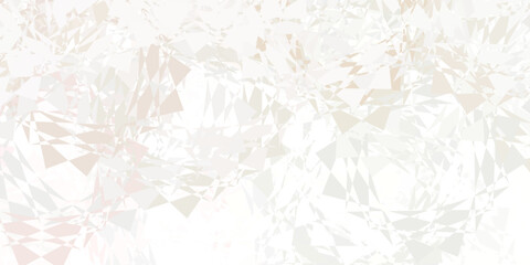 Light pink, green vector backdrop with triangles, lines.
