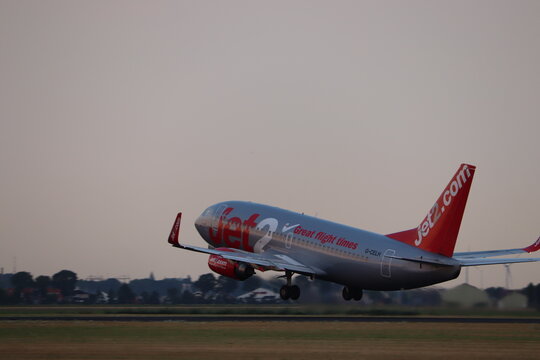 Amsterdam the Netherlands - July 26th 2018: G-CELH Jet2 Boeing 737-300