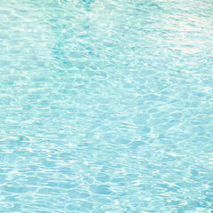 Close Up of Water in a Swimming Pool