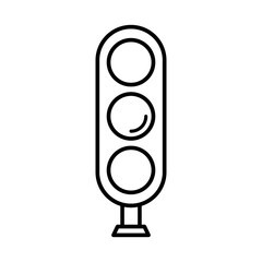 Traffic Light icon design templates simple and modern concept