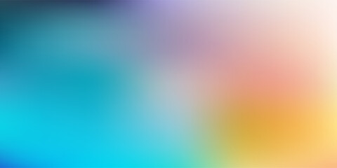 Light blue, yellow vector blur template.