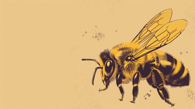world bee day poster illustration wallpaper for may 20 celebration