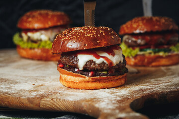 Gourmet Burgers Ready for Grilling