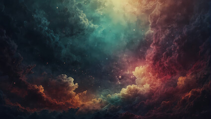 Fototapeta premium abstract background with a Cloudy Sky Dream World theme