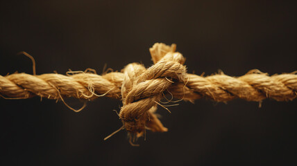close up of a rope
