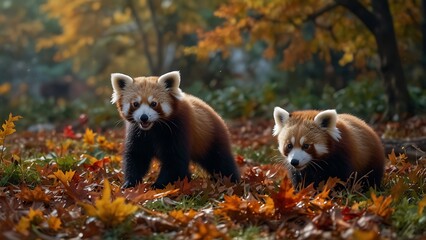 Red panda wildlife