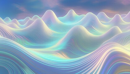 holografic waves backgrounds
