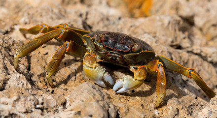 Grapsus albolineatus is a species of decapod crustacean in the family Grapsidae