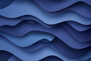 Blue abstract waves background.