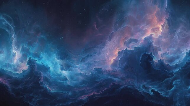 smooth colorful motion cloud