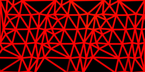 Light red, yellow vector gradient polygon texture.