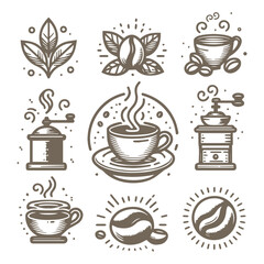 Coffee Shop and Cafe Logo design