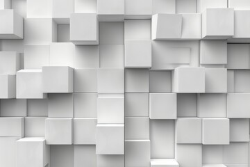 White abstract 3d background.