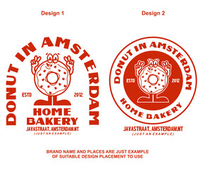 Funny cartoon character of burger. Can be used as Sticker, posters, prints. Retro cartoon style. Vector illustration