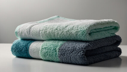 towel on white background