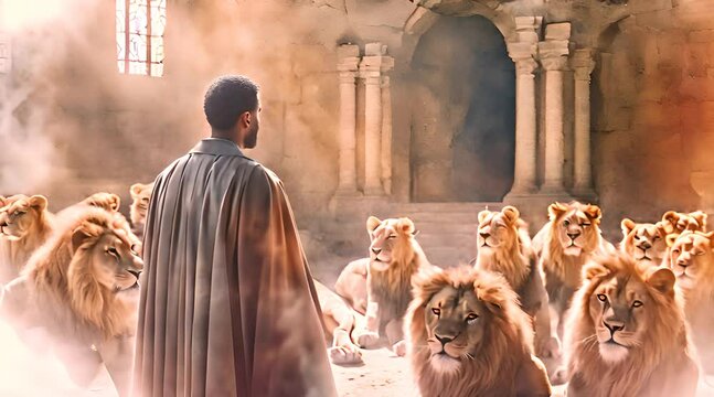 Daniel in the Lions&rsquo; Den. Courage Unleashed