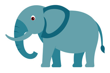 elephant cartoon vector illustration