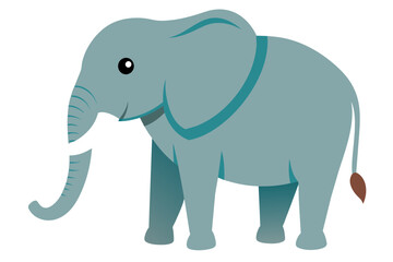 elephant cartoon vector illustration