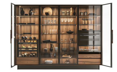 Display Shelf Wooden Interior