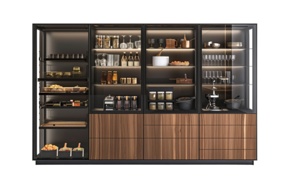 Display Shelf Wooden Interior