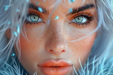 Captivating Digital Portrait: Charming Individual with Exquisite Styles and Intricate Details