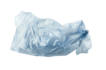 crumpled plastic bag