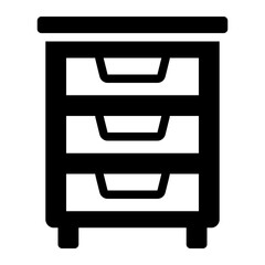 Drawer cabinet icon