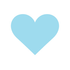 Vector heart shape symbol logo favicon label 