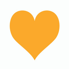 Vector heart shape symbol logo favicon label 